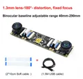 Kamera 720P Dual-Objektiv USB 3D Stereo VR synchron – Farbe 1.3mm- 180 degree