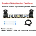 Kamera 720P USB Dual-Objektiv 3D Stereo VR Tiefenmessung – Farbe 6mm- 73 degree