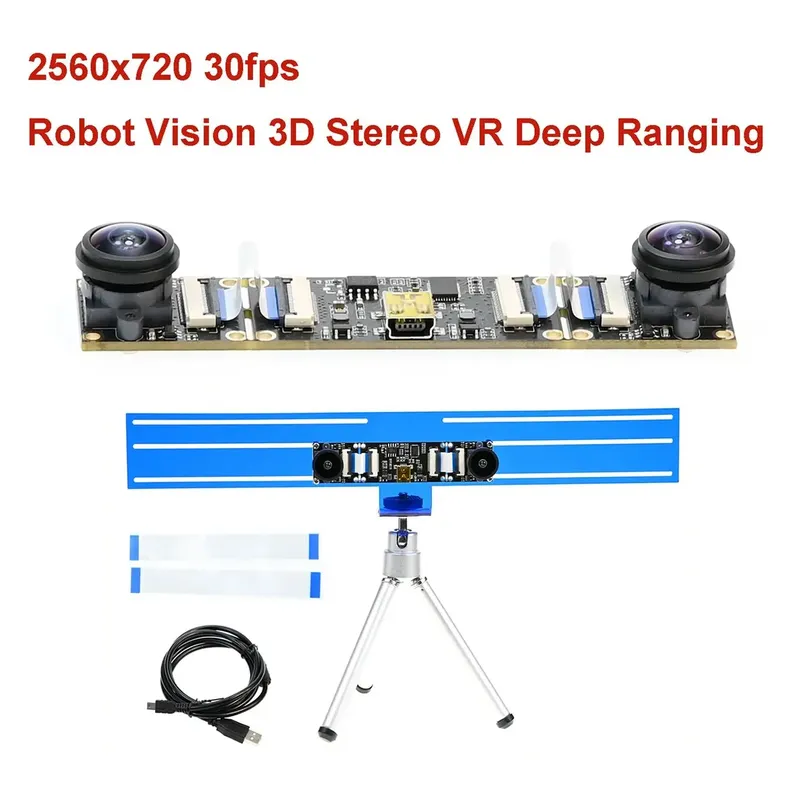Kamera 720P USB Dual-Objektiv 3D Stereo VR Tiefenmessung