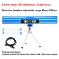Kamera 720P USB Dual-Objektiv 3D Stereo VR Tiefenmessung – Farbe tripod 2.4mm lens