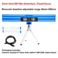 Kamera 720P USB Dual-Objektiv 3D Stereo VR Tiefenmessung – Farbe tripod 3mm lens