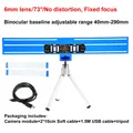 Kamera 720P USB Dual-Objektiv 3D Stereo VR Tiefenmessung – Farbe tripod 6mm lens