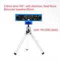 Kamera Dual-Objektiv USB 1080P 3D Stereo Gesichtserkennung – Farbe Tripod 2.8mm 140 deg