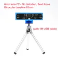 Kamera Dual-Objektiv USB 1080P 3D Stereo Gesichtserkennung – Farbe Tripod 6mm 73 degs