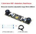 Kamera Dual-Objektiv USB 3D Stereo VR 720p synchron einstellbar – Farbe 1.3mm 180 degree