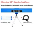 Kamera Dual-Objektiv USB 3D Stereo VR 720p synchron einstellbar – Farbe 2.4mm lens tripod