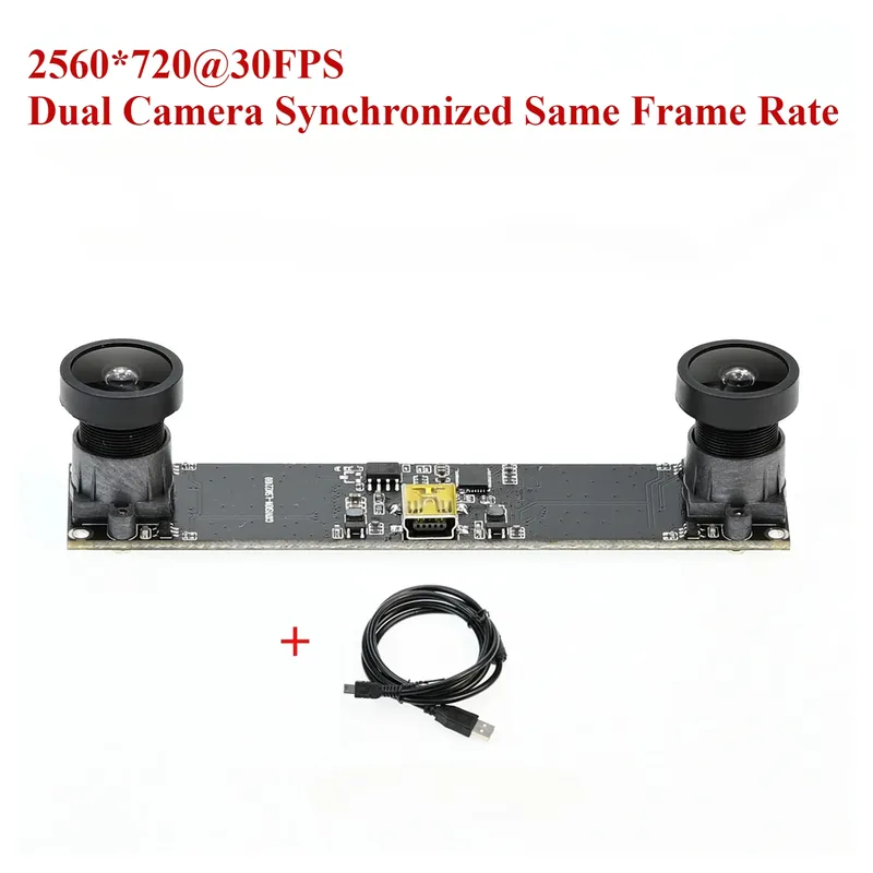 Kamera Dual-Objektiv USB 720P 3D VR Tiefenerkennung synchron