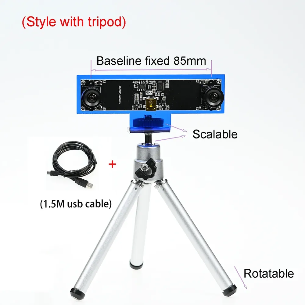 Kamera Dual-Objektiv USB 720P 3D VR Tiefenerkennung synchron