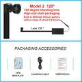 Kamera WLAN 4K 2MP Smartphone App Fernüberwachung 1080P – Sensorgröße Model 2 120 degrees