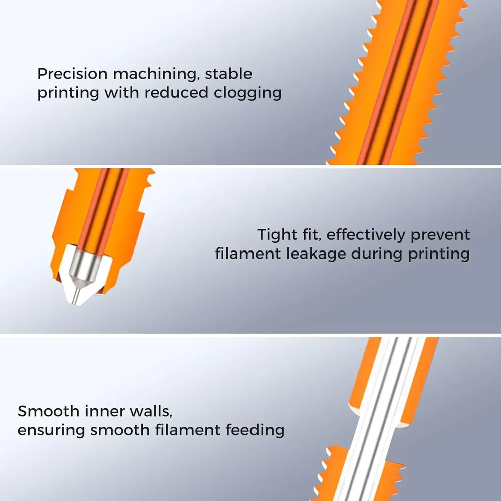 Keramik-Heizblock-Kit 300 ℃ Vollmetall-Extruder für Creality K2/K2 Pro/K2 Plus