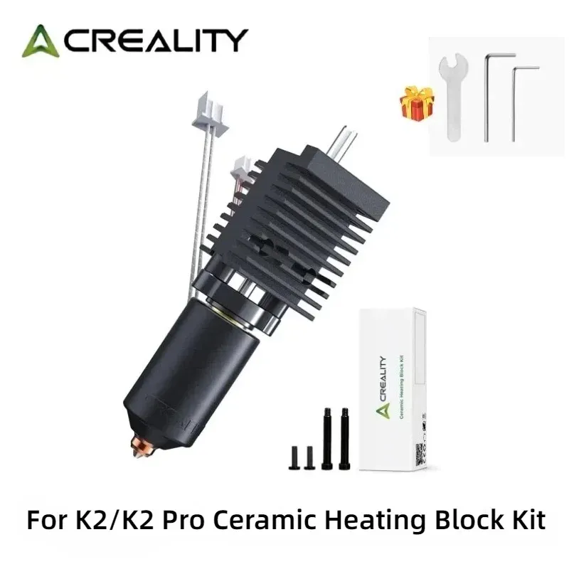 Keramik-Heizblock-Kit 300 ℃ Vollmetall-Extruder für Creality K2/K2 Pro/K2 Plus