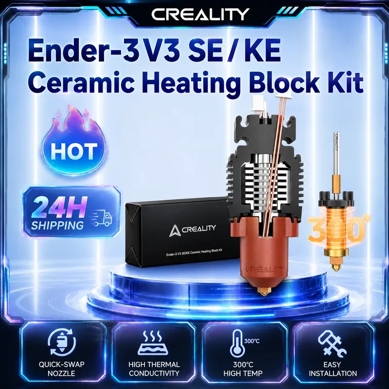 Keramik-Heizblock-Kit für Creality Ender 3 V3 SE/KE