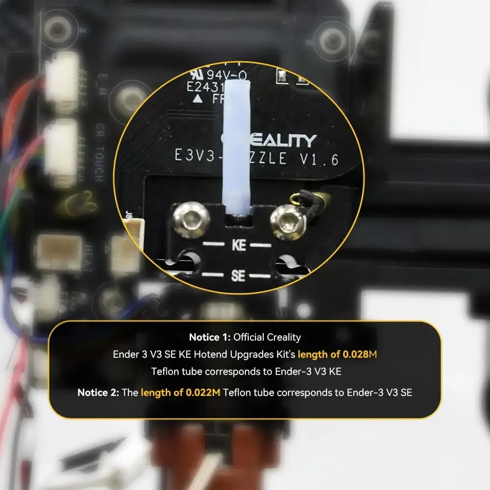 Keramik-Heizblock-Kit für Creality Ender 3 V3 SE/KE