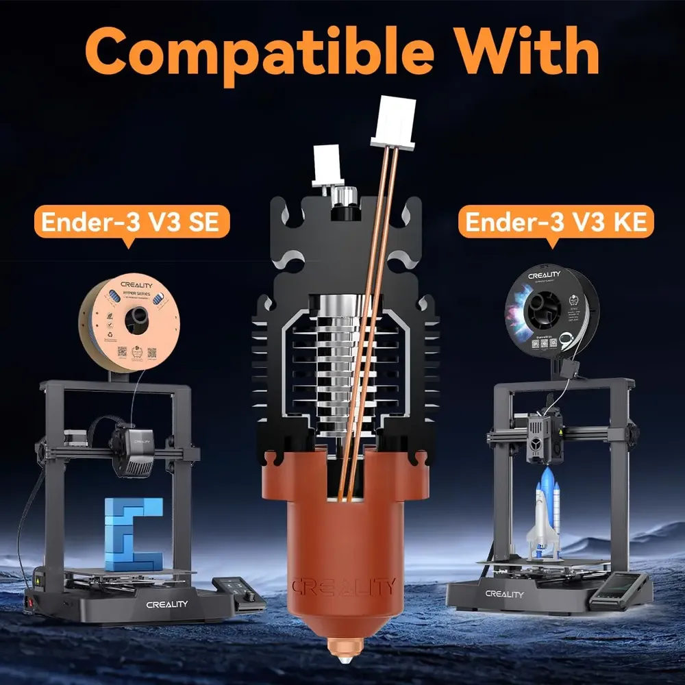 Keramik-Heizblock-Kit für Creality Ender 3 V3 SE/KE