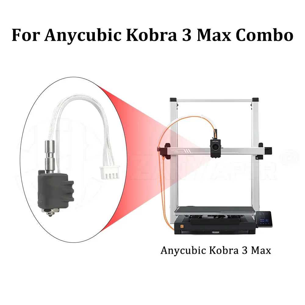 Keramik-Hotend mit Stahldüse Thermistor für Anycubic Kobra 3 Max