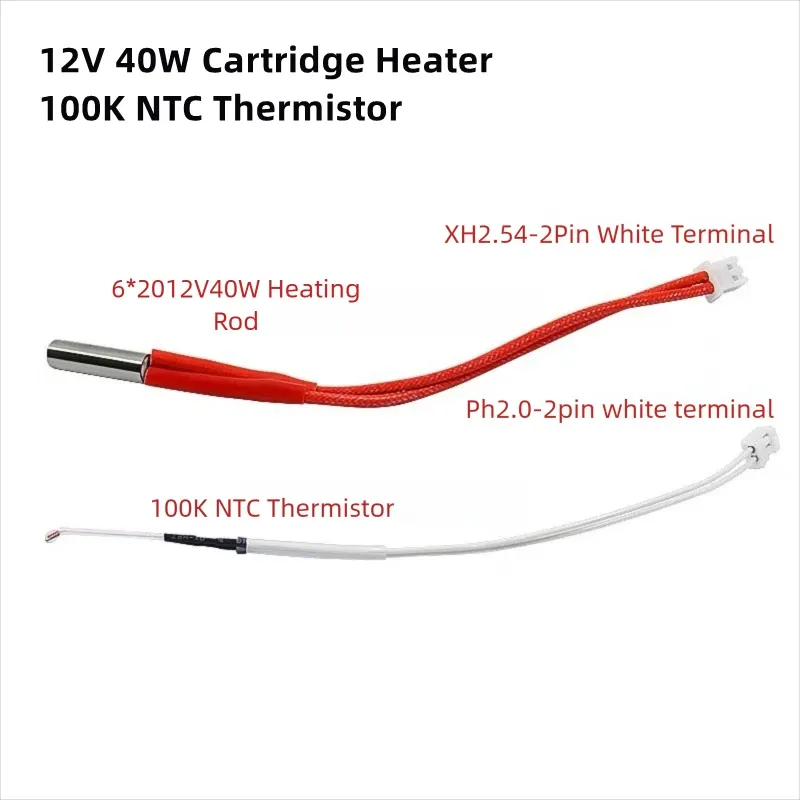 Kit Heizstab und Thermistor für 3D-Drucker Hotend