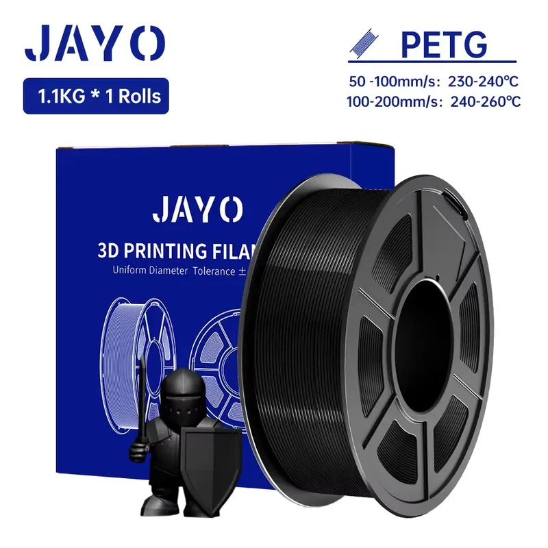 Klares PETG Filament 1,75 mm hohe Zähigkeit 1,1 kg