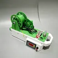Kleinserien-Extruder für PET-Filament aus Kunststoffabfällen – Farbe Green  and  White
