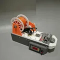 Kleinserien-Extruder für PET-Filament aus Kunststoffabfällen – Farbe Orange and Gray