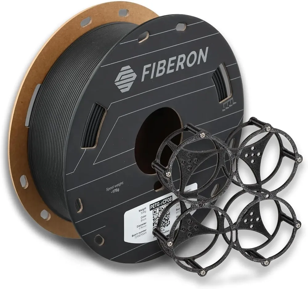 Kohlefaser Glasfaser Filament 1,75 mm verstärkt 500 g