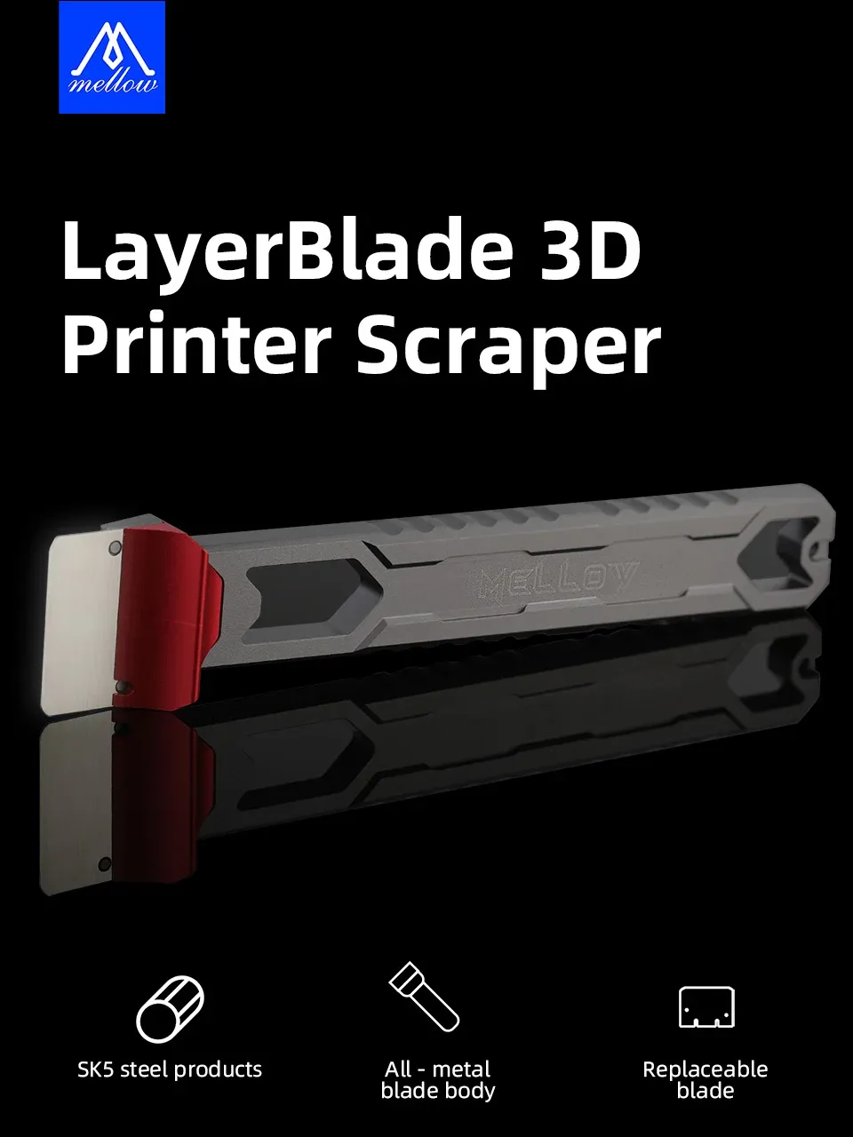 LadyerBlade 3D-Drucker-Schaber SK5 Blade