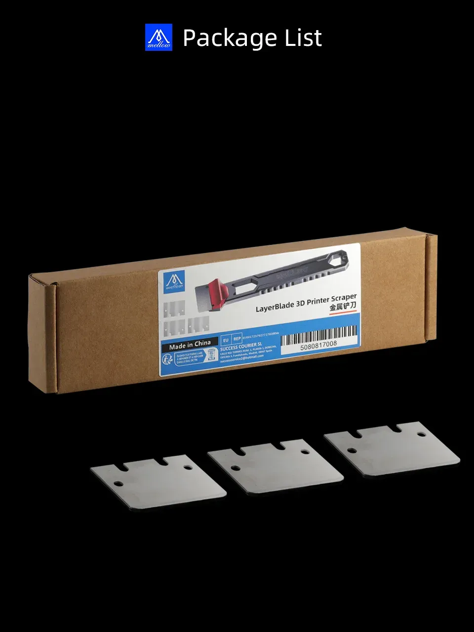 LadyerBlade 3D-Drucker-Schaber SK5 Blade