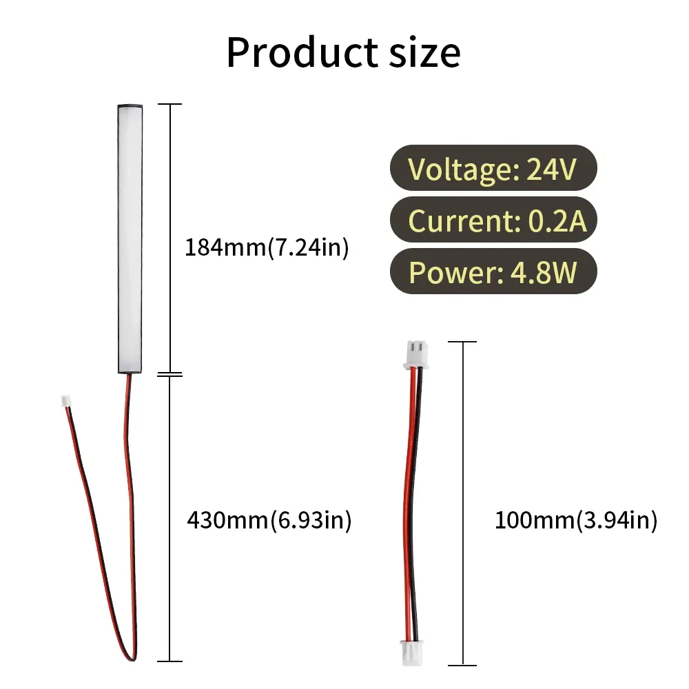 LED-Doppel-Lichtleiste 24 V für Flashforge AD5M AD5X