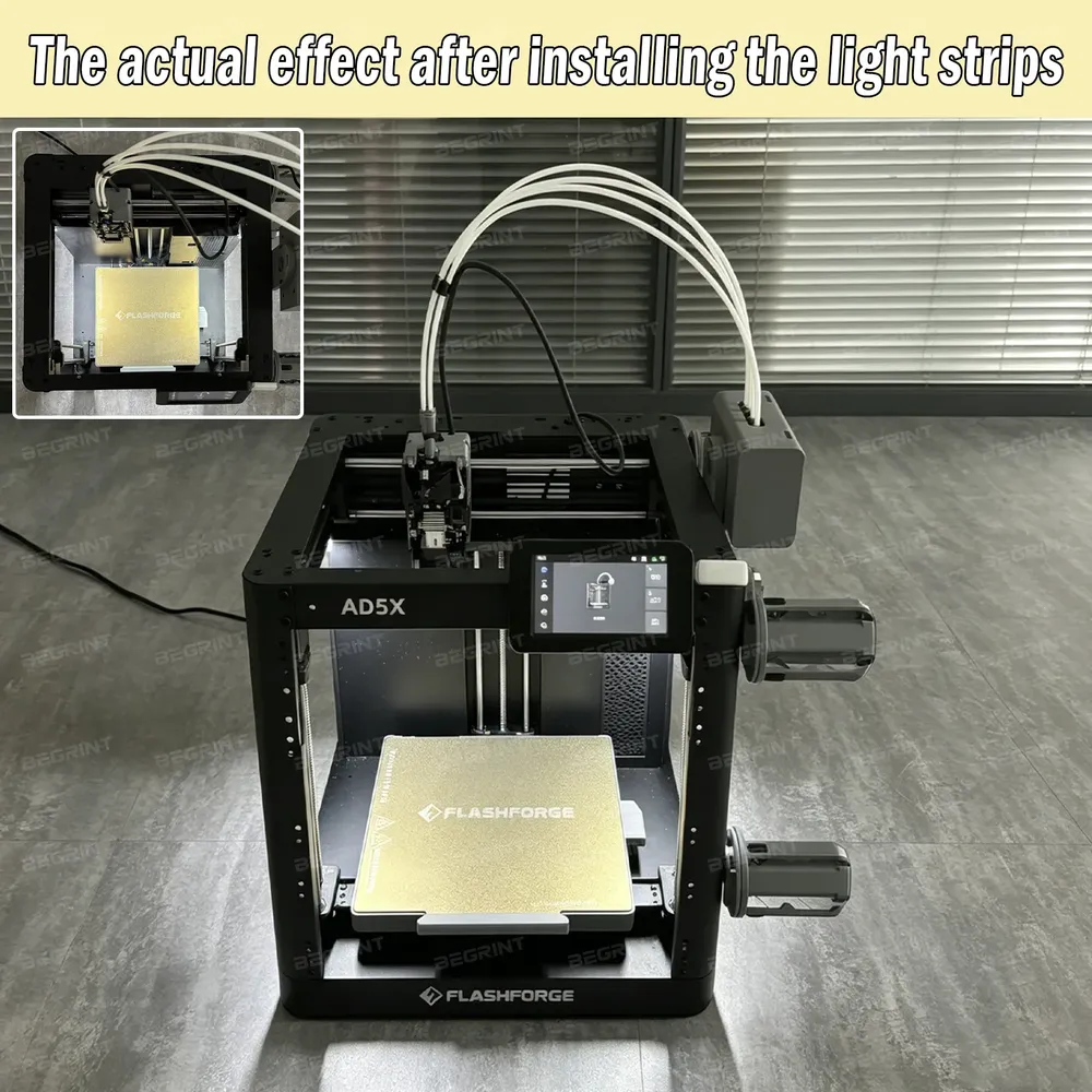 LED Doppel Lichtleiste 24V für Flashforge Adventurer 5M