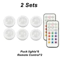 LED Lampen Set RGBW 16 Farben für Bambu Lab Puck Lights – Farbe 2sets
