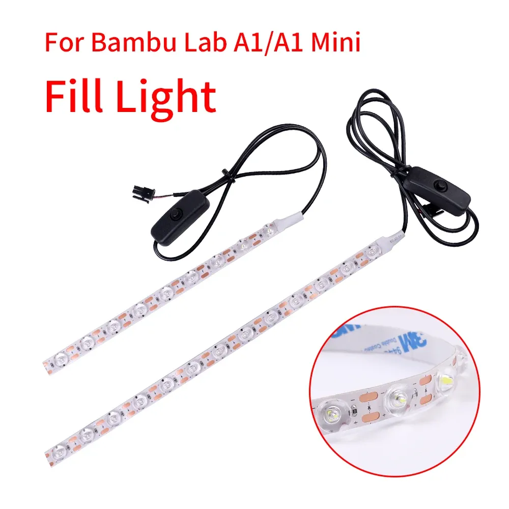 LED Lichtleiste 24V für Bambu Lab A1 A1mini superhell