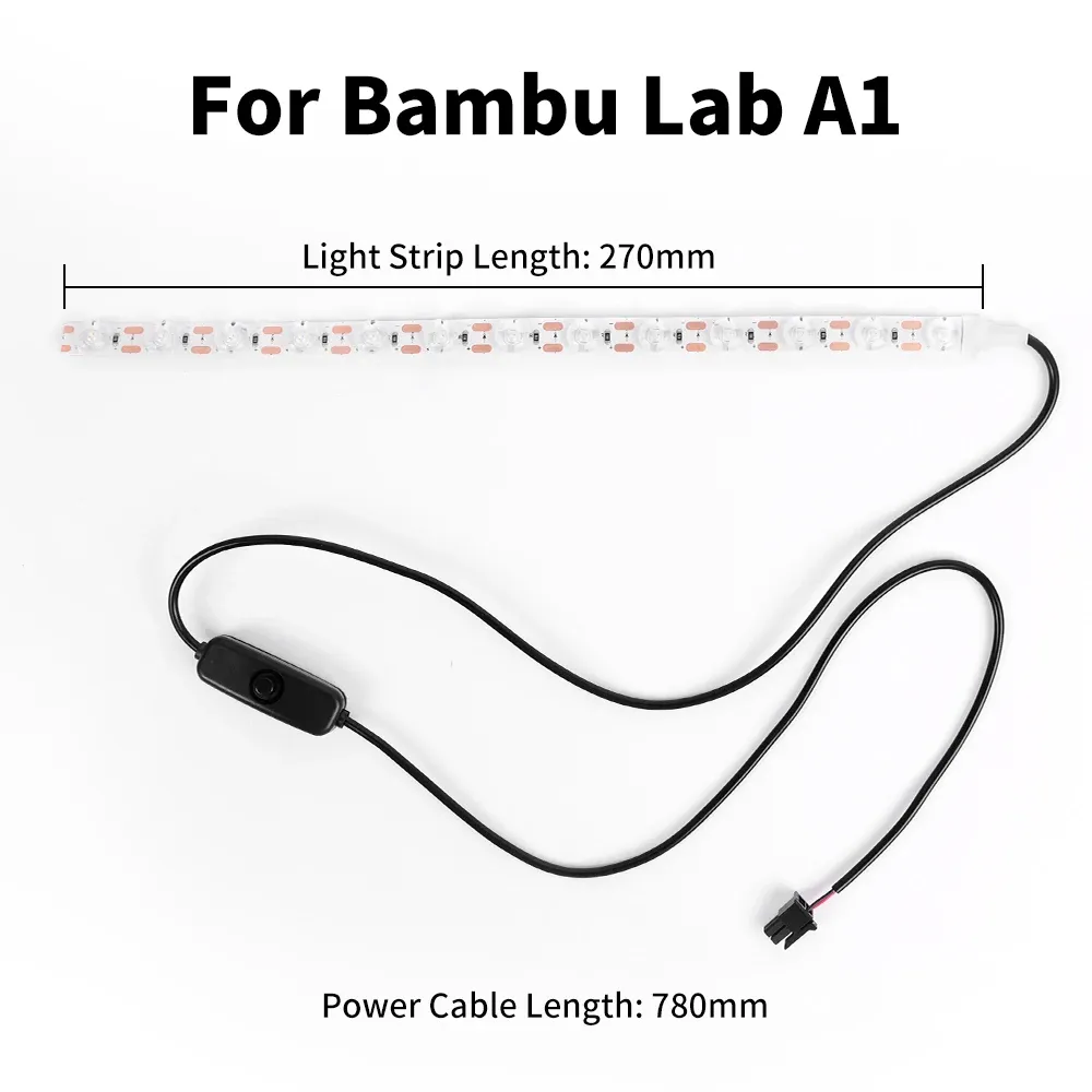 LED Lichtleiste 24V für Bambu Lab A1 A1mini superhell