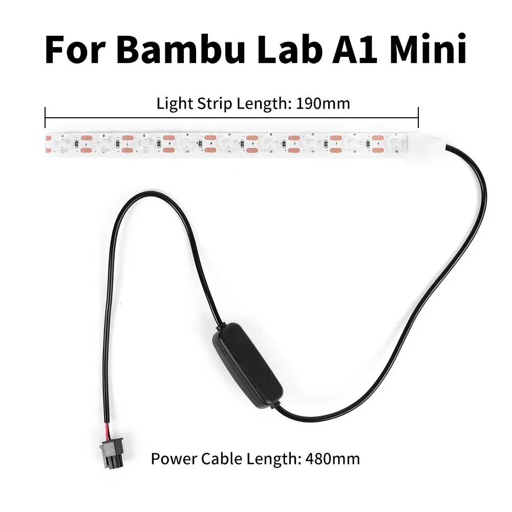 LED Lichtleiste 24V für Bambu Lab A1 A1mini superhell