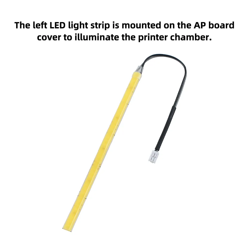 LED-Lichtleiste vorne links für Bambu P2S Drucker