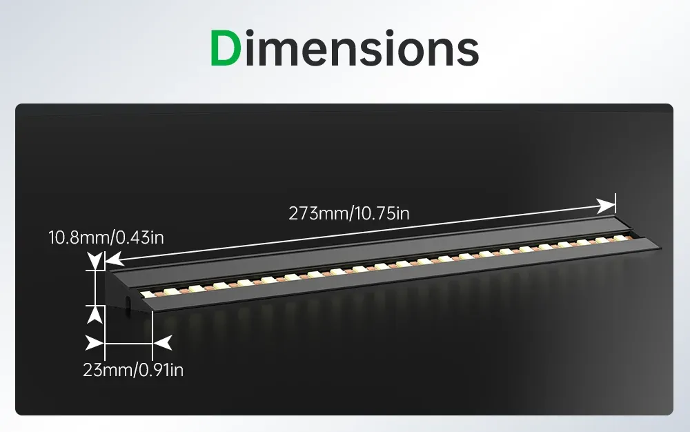 LED Lichtleisten Kit hohe Helligkeit für Bambulab A1 P1 X1