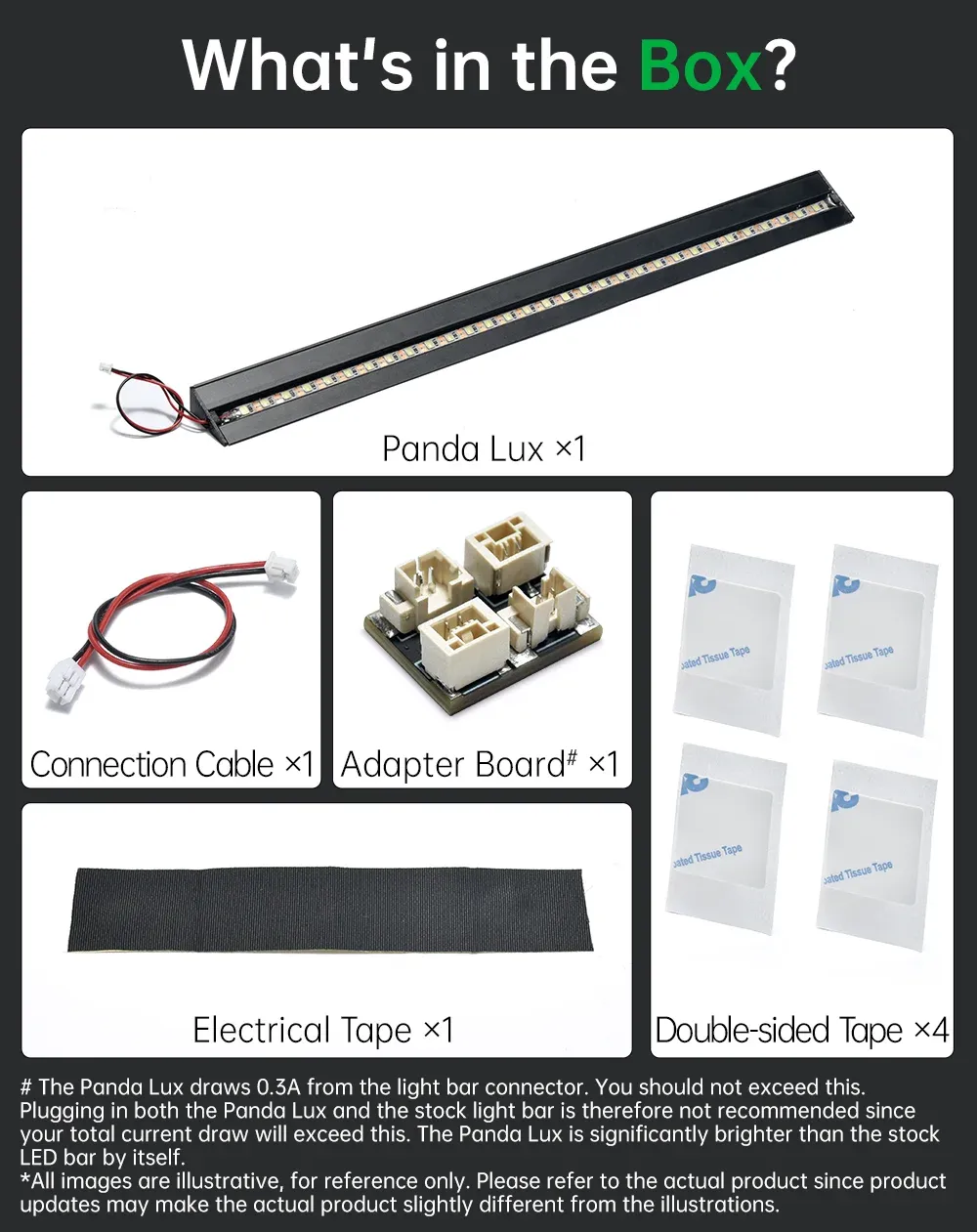LED Lichtleisten Kit hohe Helligkeit für Bambulab A1 P1 X1