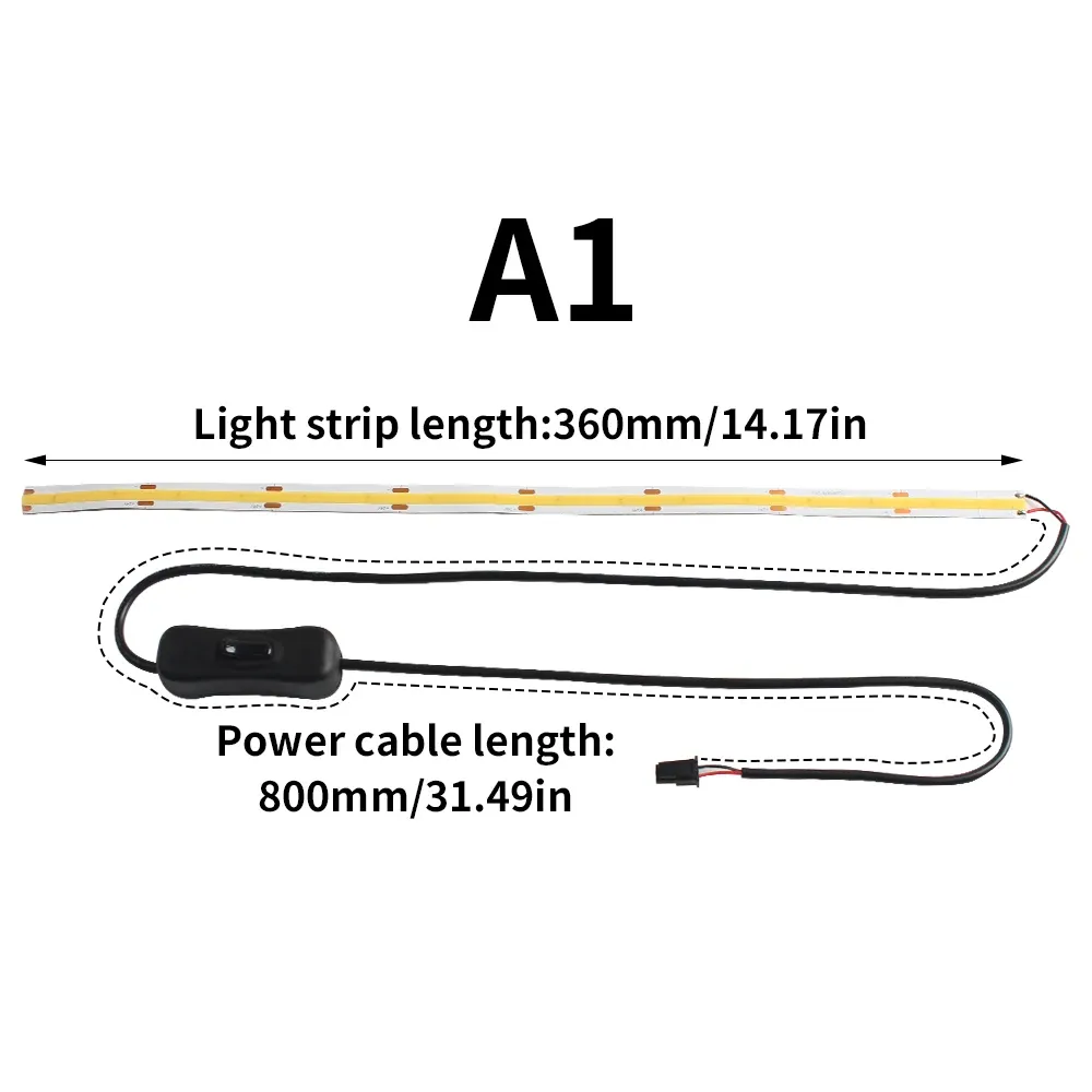 LED-Lichtstreifen 24 V für Bambu Lab A1 A1 Mini