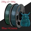Leuchtendes PLA Filament 1,75 mm im Dunkeln leuchtend 250 g bis 1 kg – Farbe SkySet-250gx2