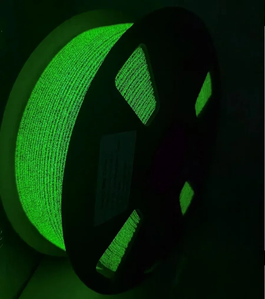 Leuchtendes PLA Filament 1,75 mm im Dunkeln leuchtend 250 g bis 1 kg