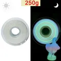 Leuchtendes PLA Filament 1,75 mm im Dunkeln leuchtend 250 g bis 1 kg – Farbe RainbowA-250g