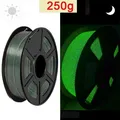 Leuchtendes PLA Filament 1,75 mm im Dunkeln leuchtend 250 g bis 1 kg – Farbe Green-250g