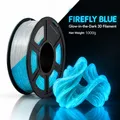 Leuchtendes PLA Filament 1,75mm 250g bis 1kg im Dunkeln – Farbe Firefly Blue 1kg