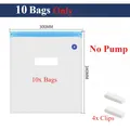 Luftpumpe elektrisch USB wiederaufladbar für Vakuumbeutel – Farbe 10 Bags Only