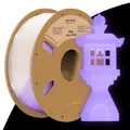 Luminous PLA Filament 1,75 mm leuchtet im Dunkeln 1 kg – Farbe Glow Purple