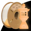 Luminous PLA Filament 1,75 mm leuchtet im Dunkeln 1 kg – Farbe Orange Yellow
