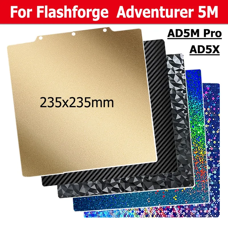 Magnetische PEI Platte für Flashforge Adventurer 5M Pro