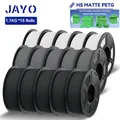 Matt PETG Filament 1,75 mm Hochfluss Schnelleffekt 15 Rollen – Farbe 5BK5WT5GY