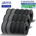 Matt PETG Filament 1,75 mm Hochfluss Schnelleffekt 15 Rollen – Farbe 9BK6GY