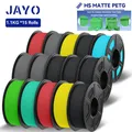 Matt PETG Filament 1,75 mm Hochfluss Schnelleffekt 15 Rollen – Farbe 5BK3GY2RD2YLSBGNMG