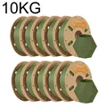 Matt PLA Filament 1,75 mm hohe Qualität 1 kg – Color Armeegrün-10KG
