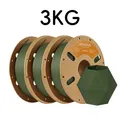 Matt PLA Filament 1,75 mm hohe Qualität 1 kg – Color Olivgrün-3kg